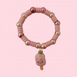 Kawaii Pink Ice Cream Bracelet